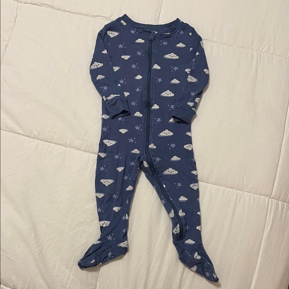 dip Blue Cloud and Star Kids One Piece